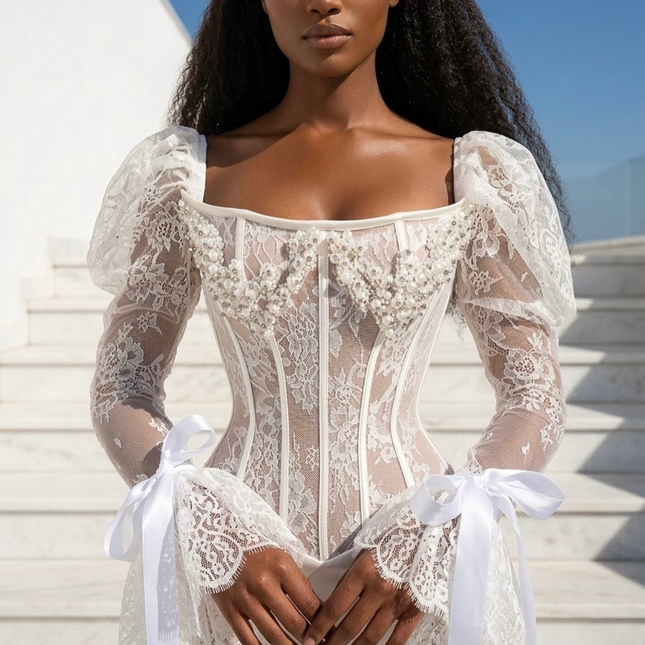 lace mermaid dress Lace Mermaid Wedding Dress – Dona Matoshi