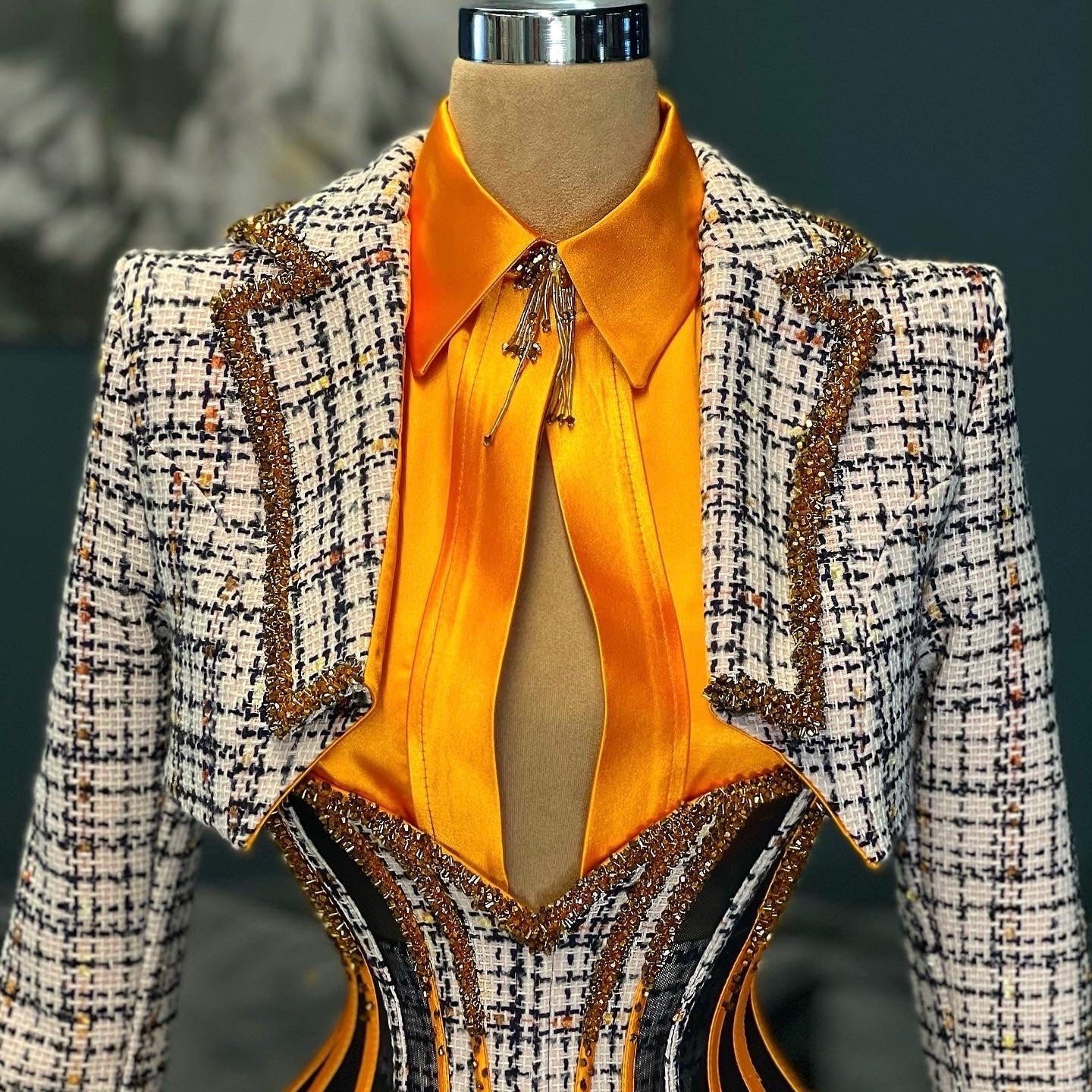 Tweed Orange Set