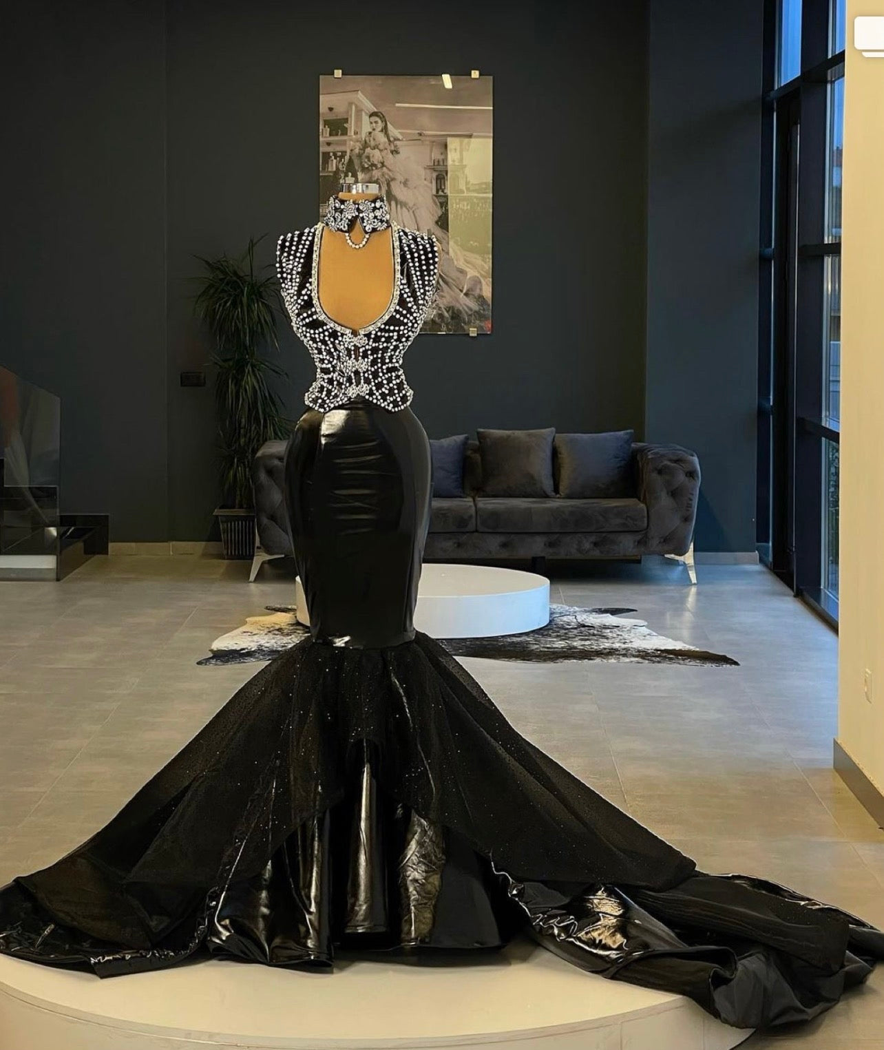 Black Hand Made Gown