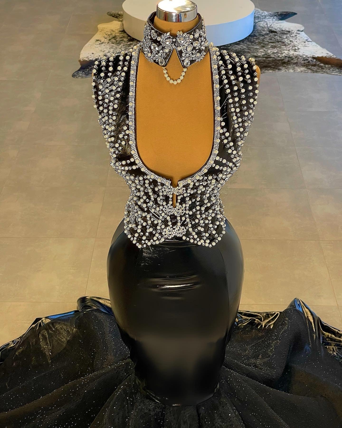 Black Hand Made Gown