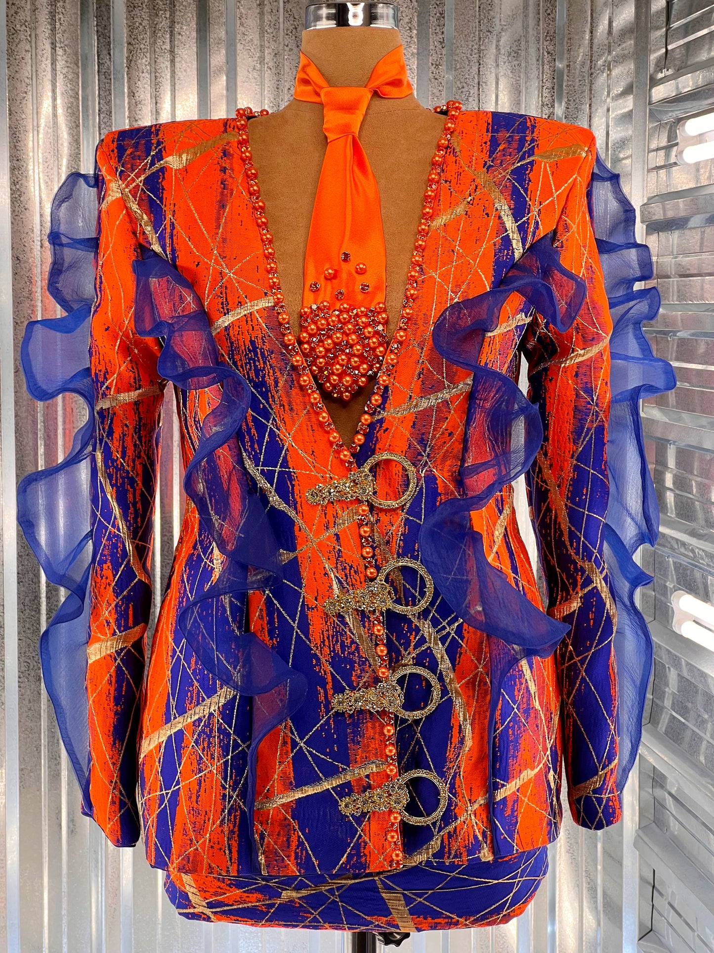 Sunset Summer Blazer & Skirt