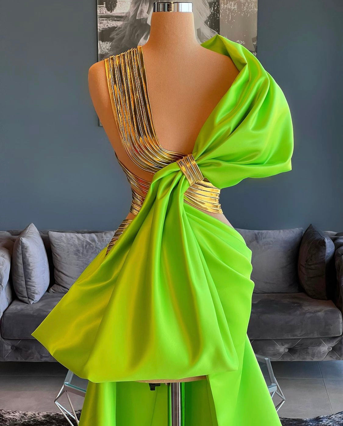 Green Bow Gold Details