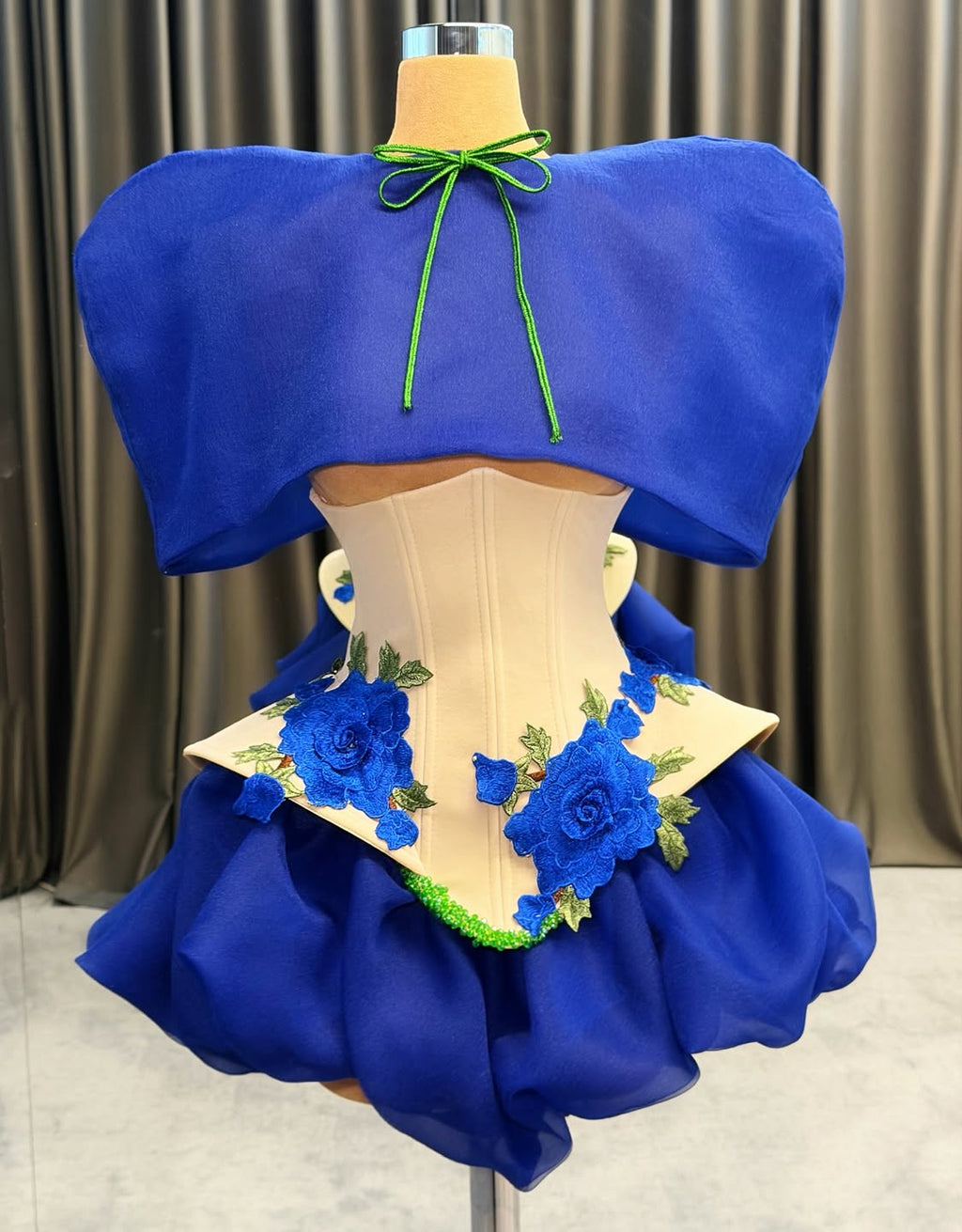 Royal Blue Floral Set