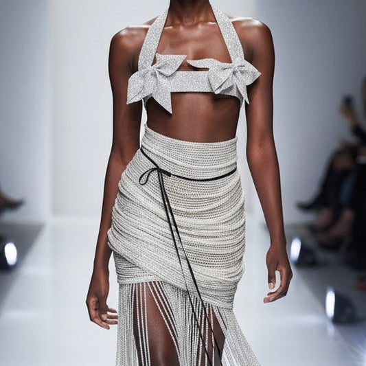 Silver Glittery Gown