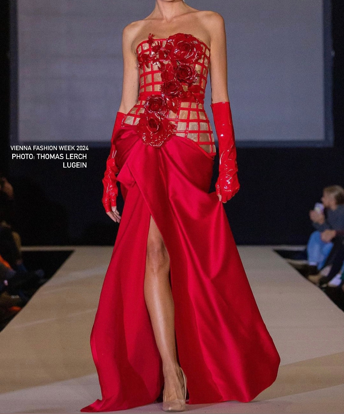 Red Garden Gown