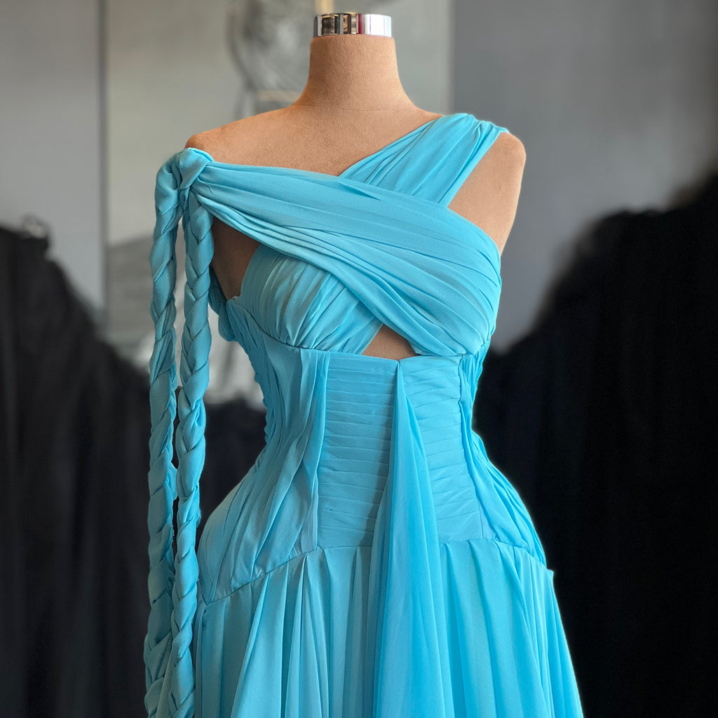 Ocean Blue Gown