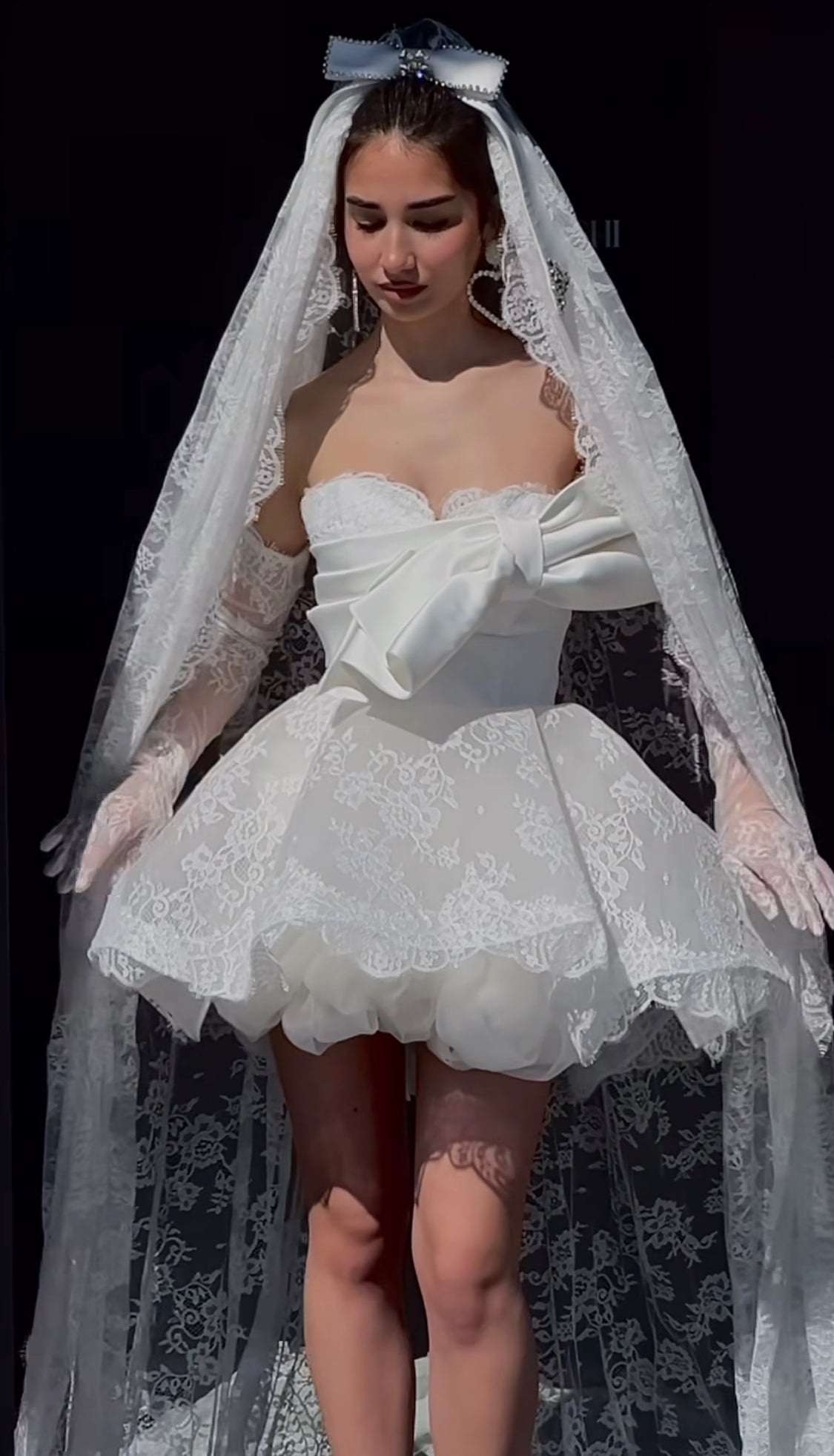 Short Lace Wedding Dress