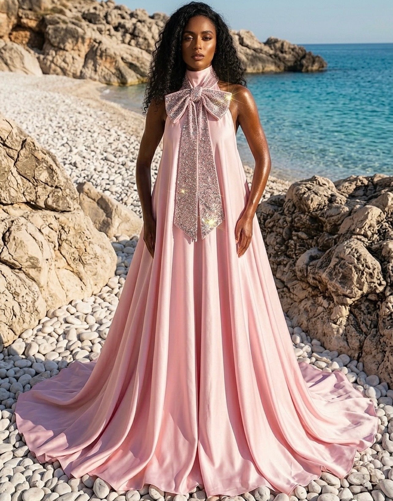 The Crystal Bow Gown