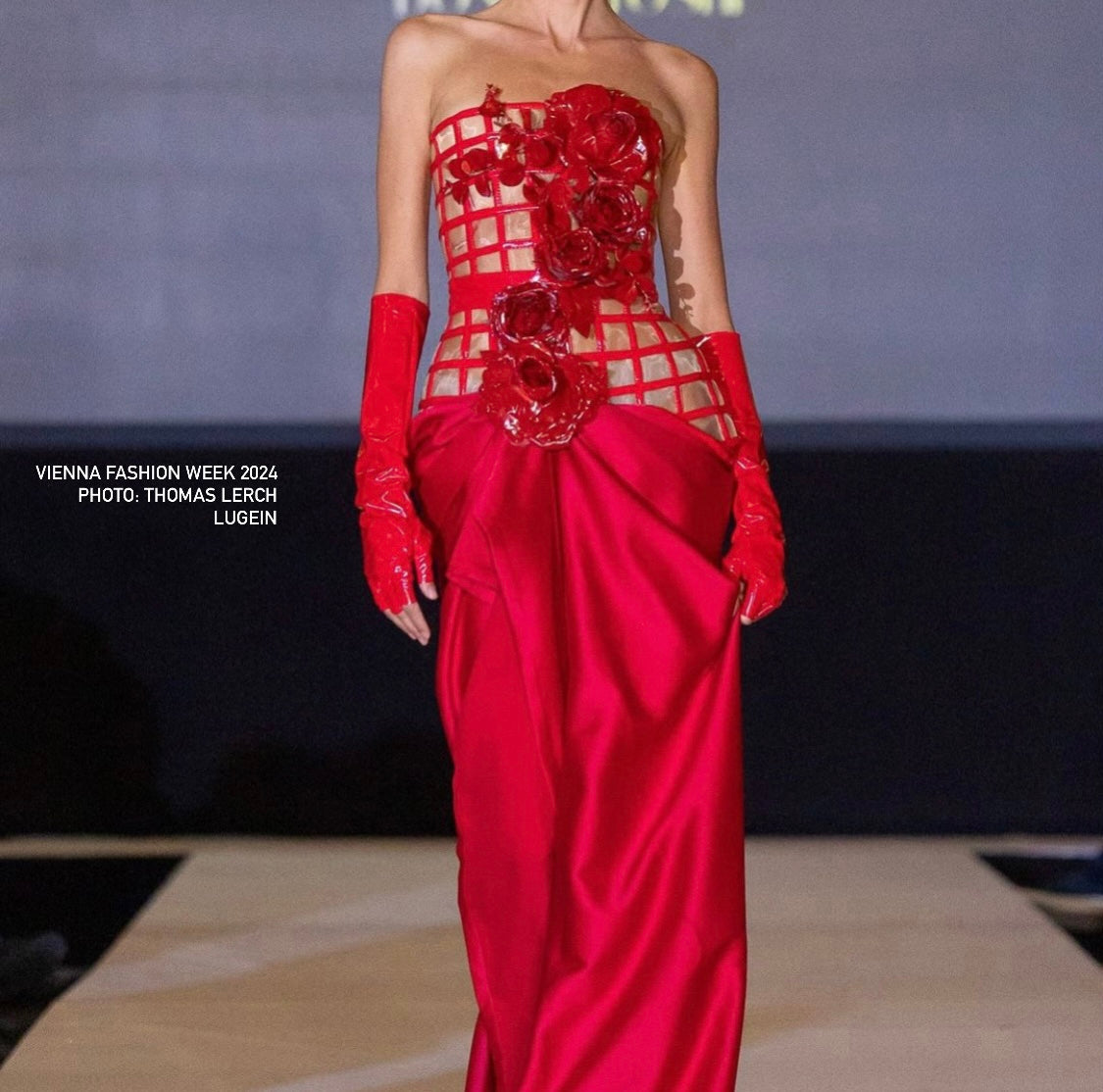 Red Garden Gown