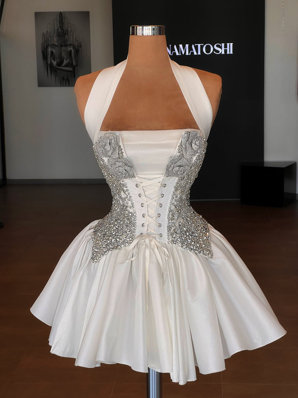 Crystals Corset Little Dress