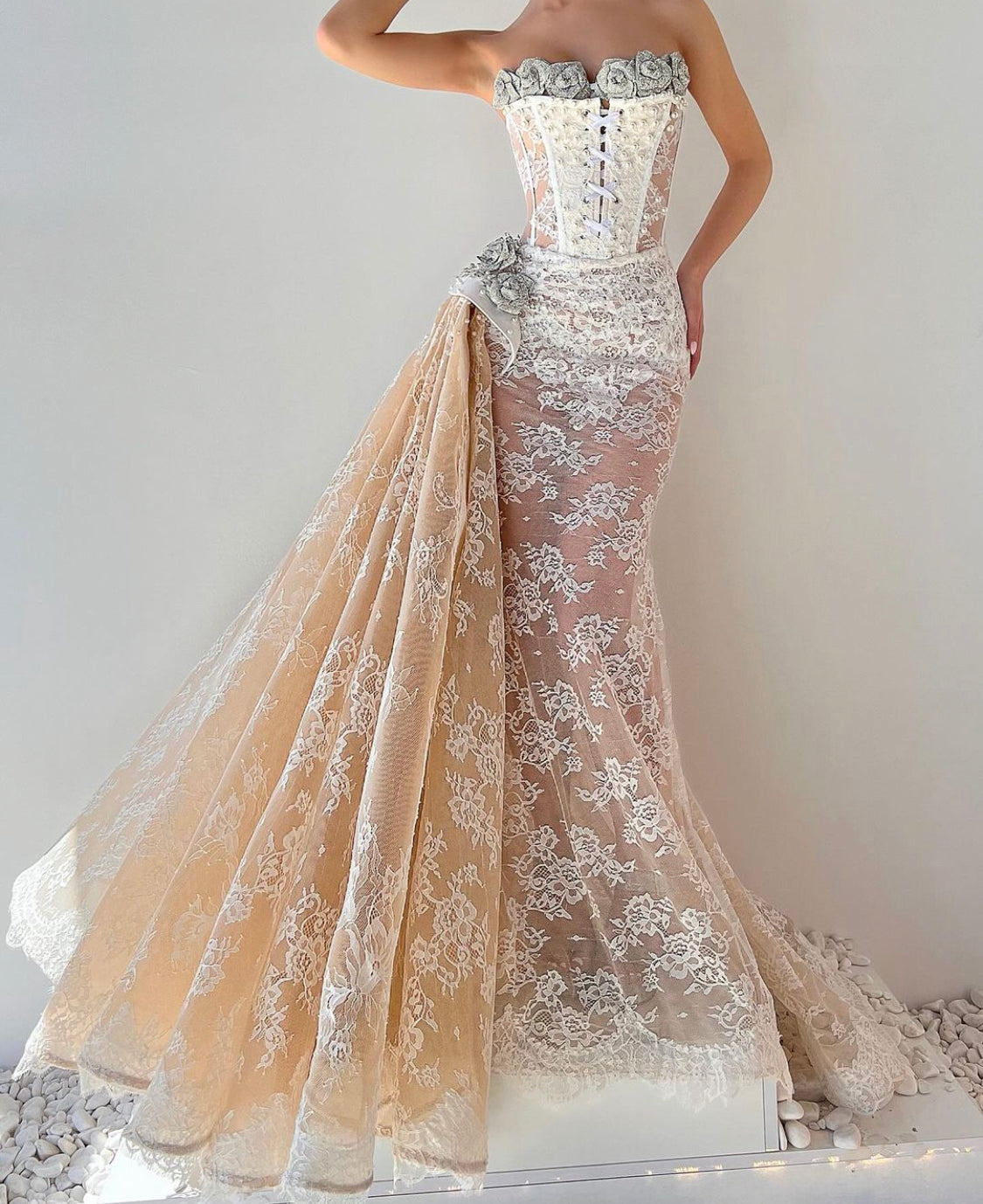 The Sequin Rose Wedding Gown