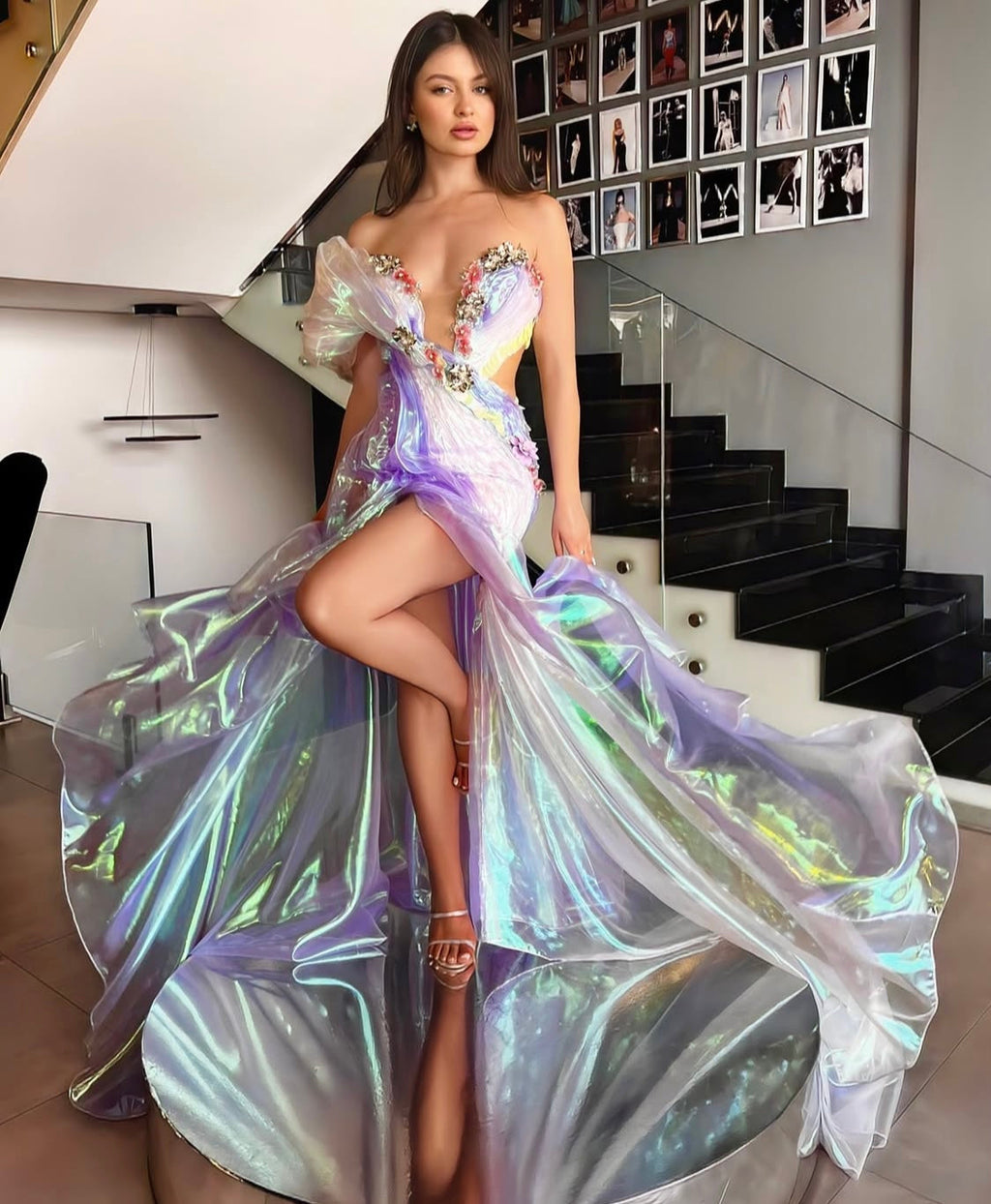 Holographic Dreamy Gown