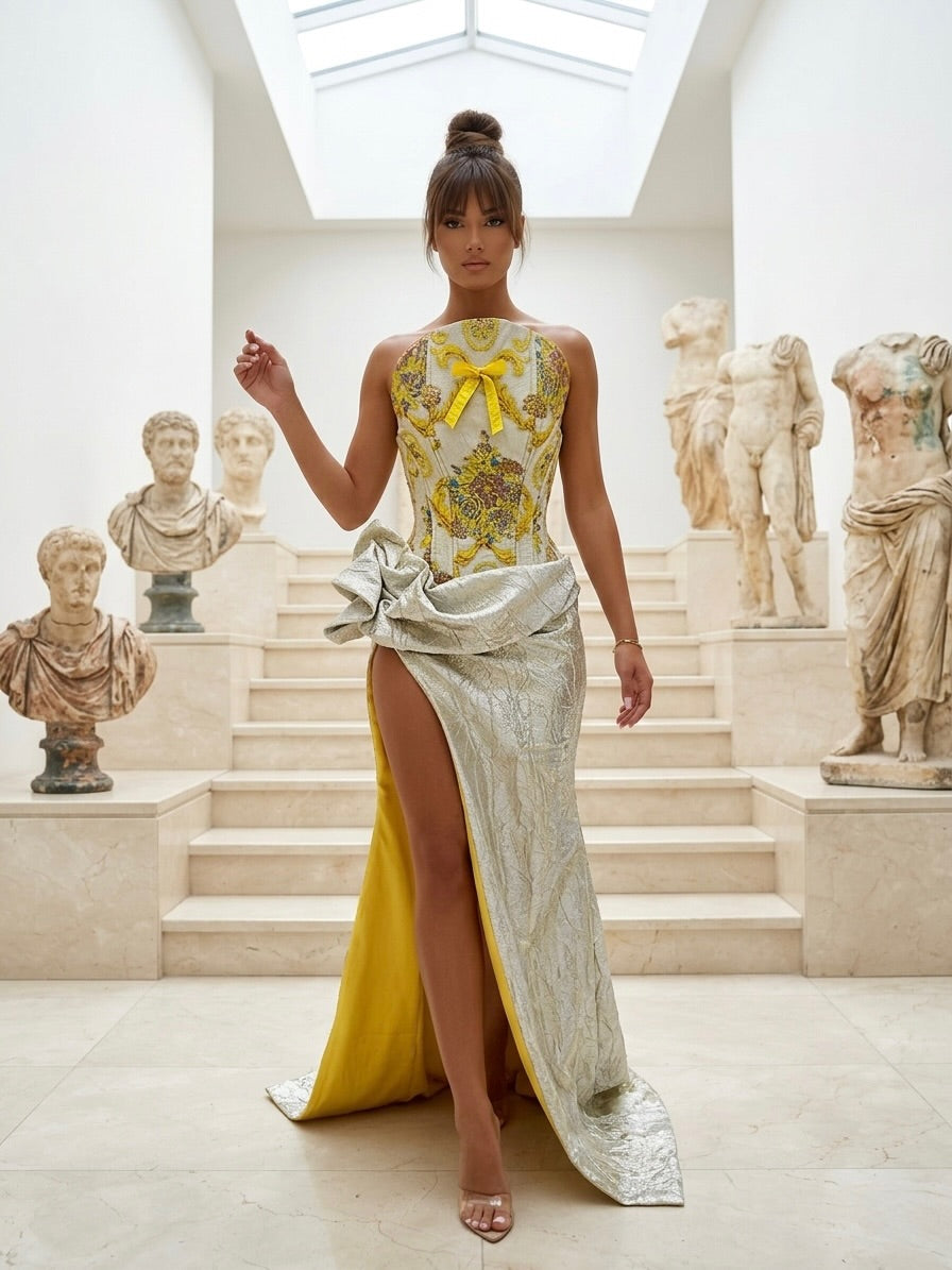 Royal Details Corset Gown