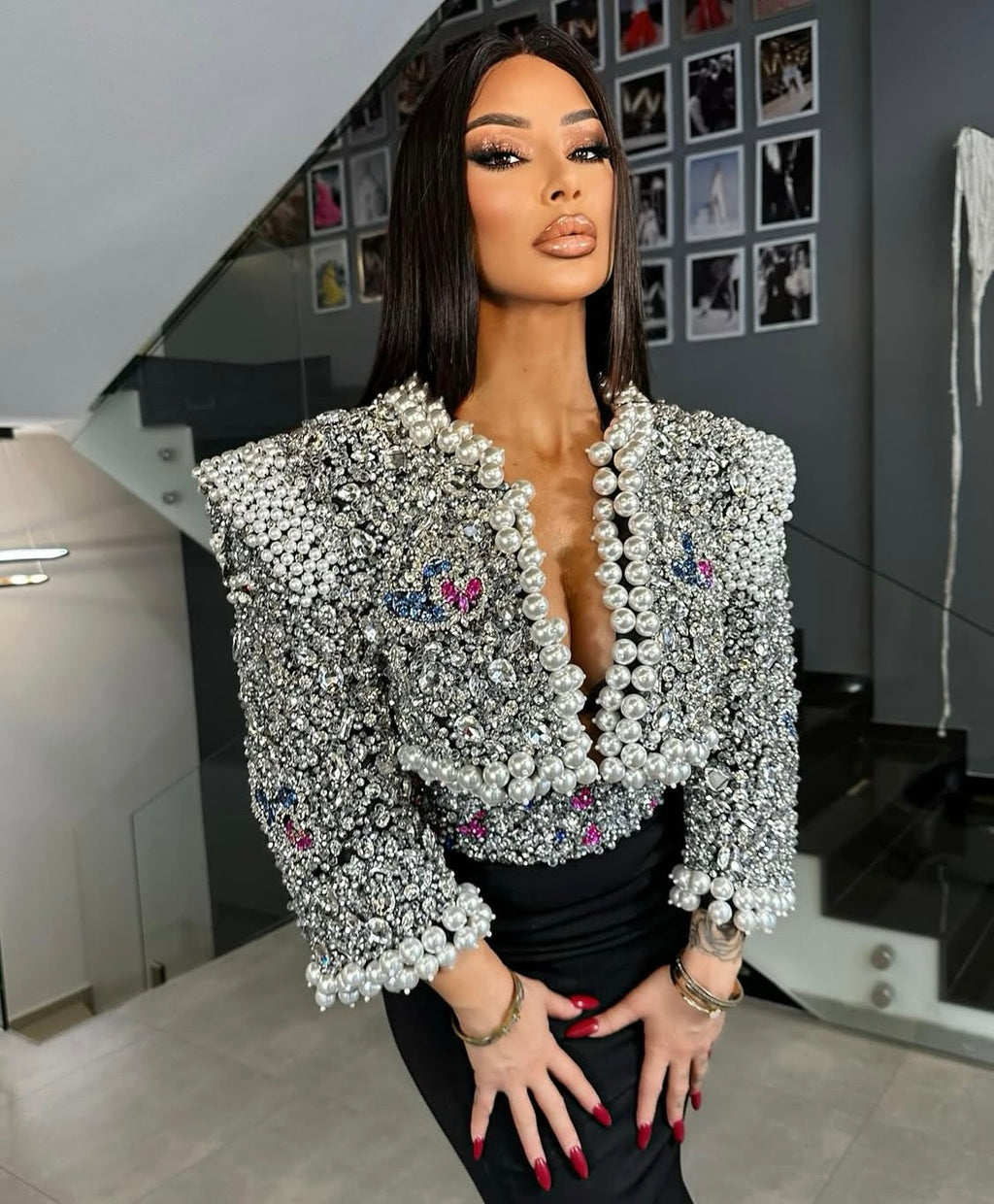 Crystals Embellished Bold Mermaid Set