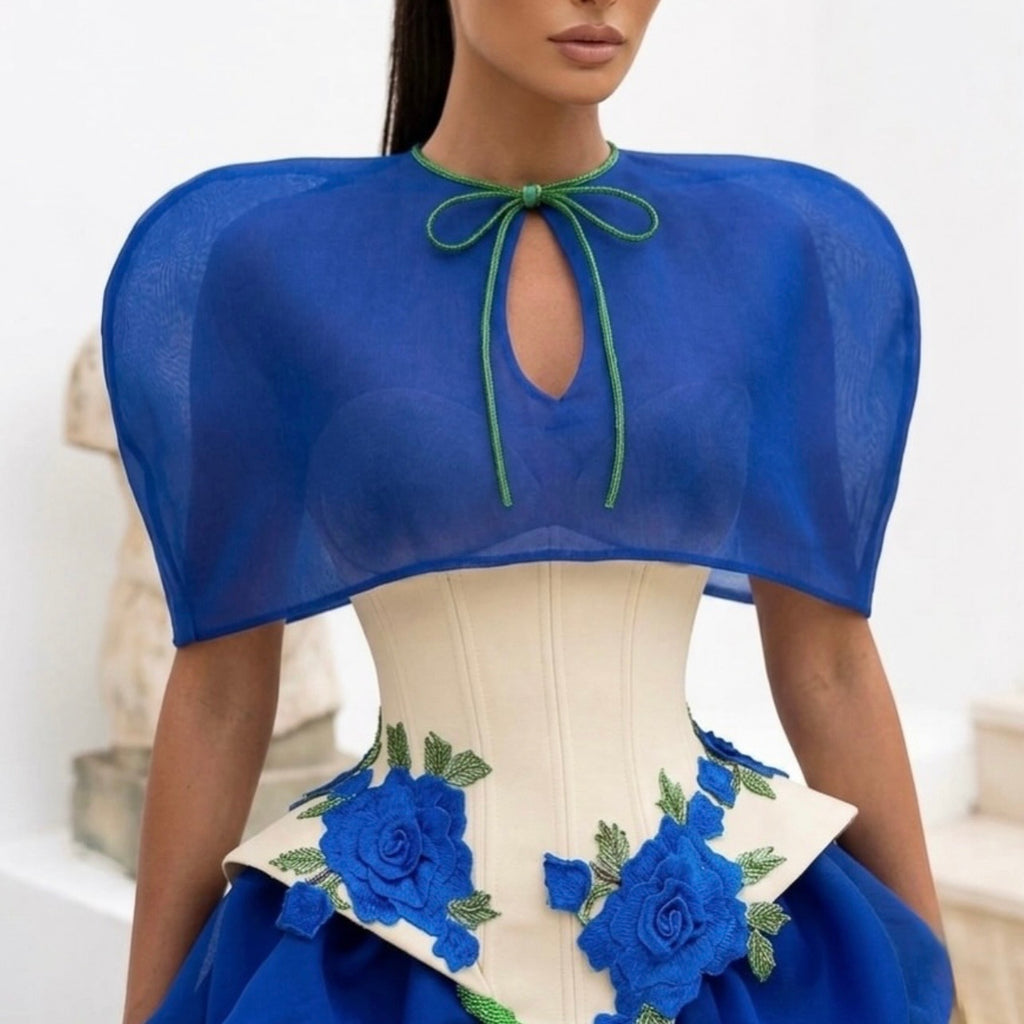 Royal Blue Long Elegant Set
