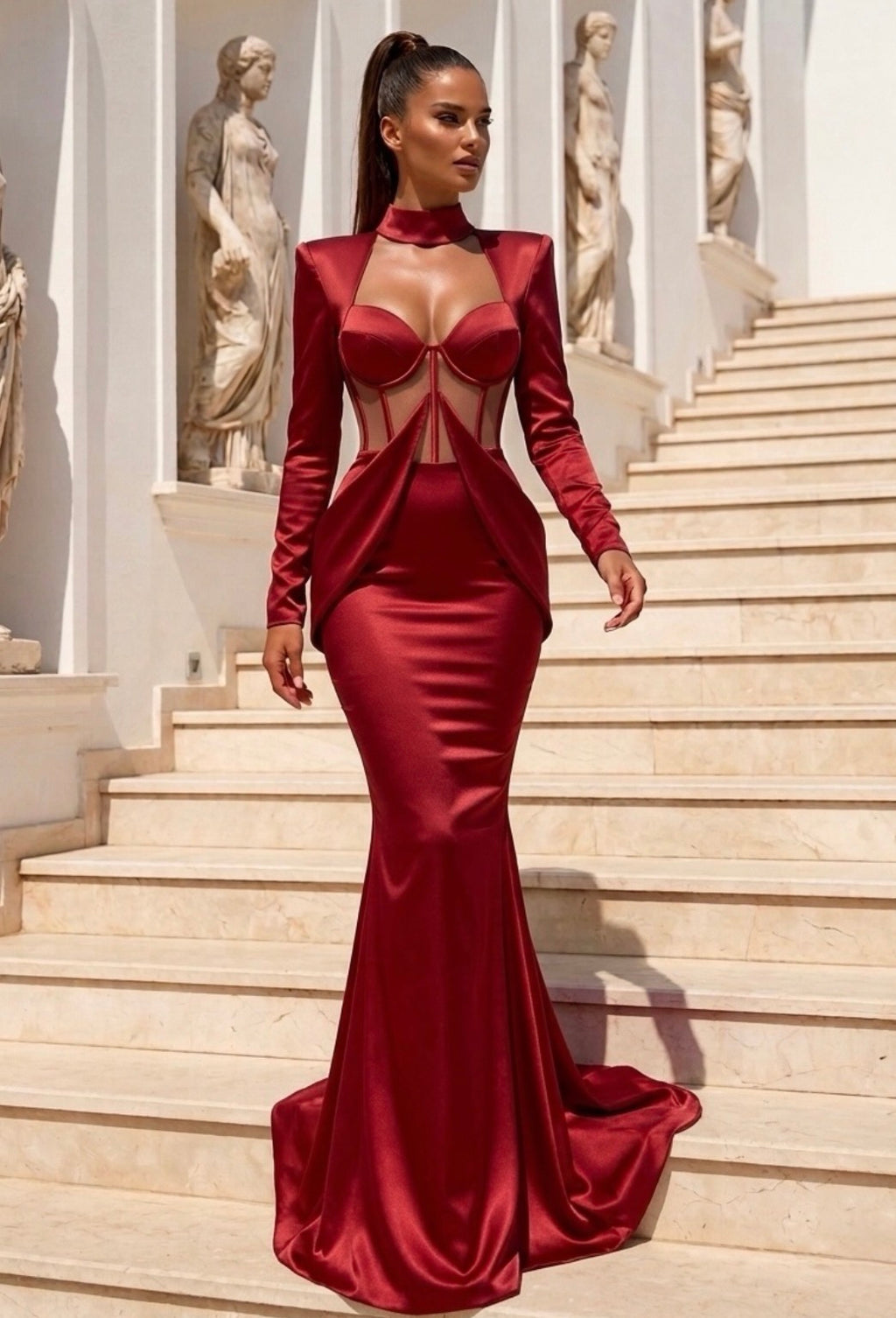 Red Wine Gown