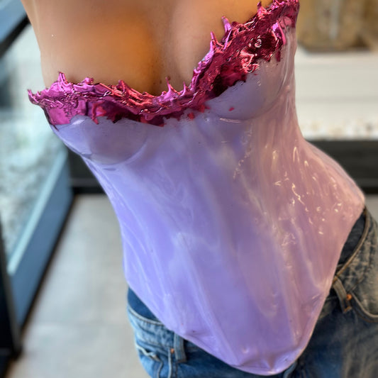 Purple Candle Corset