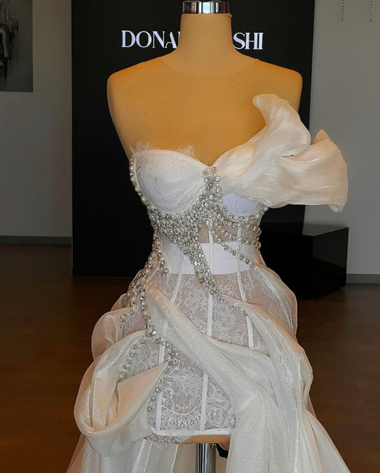 Lace & Organza Wedding Dress