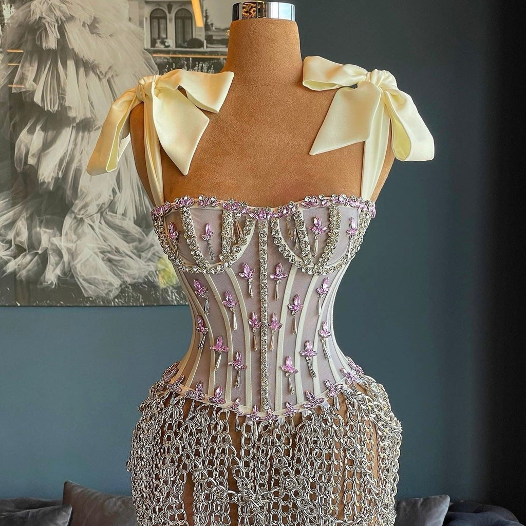 Chain Corset Hand Made