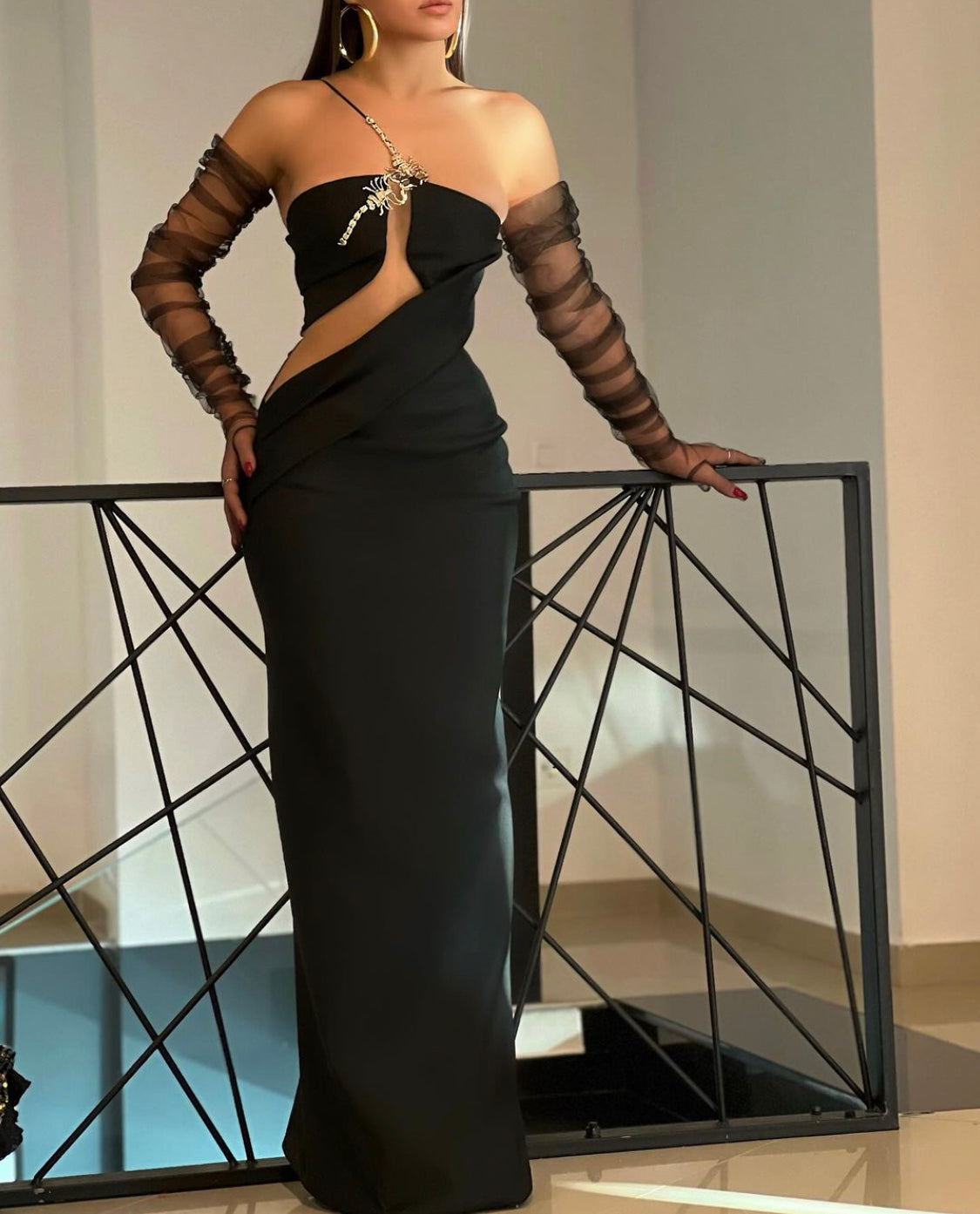 Scorpion Black Gown