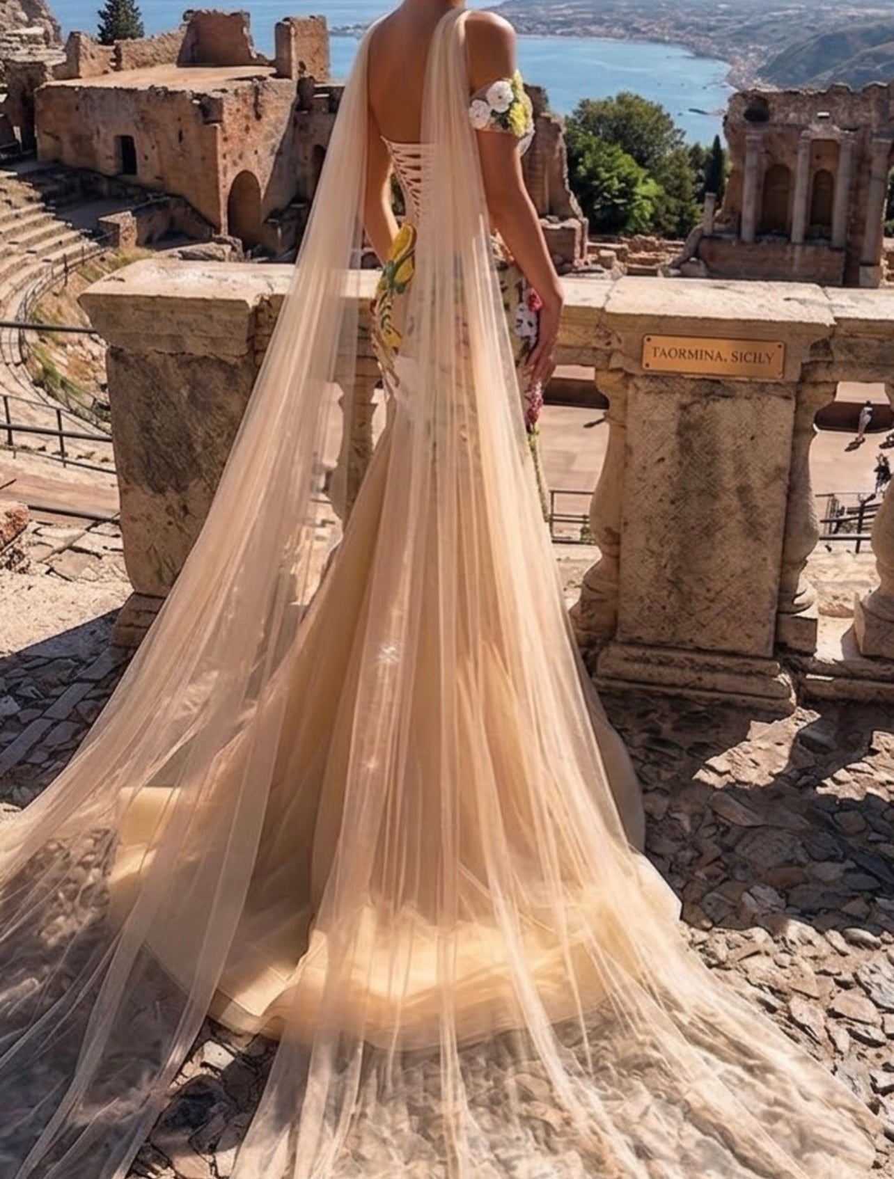 Spring Floral Gown