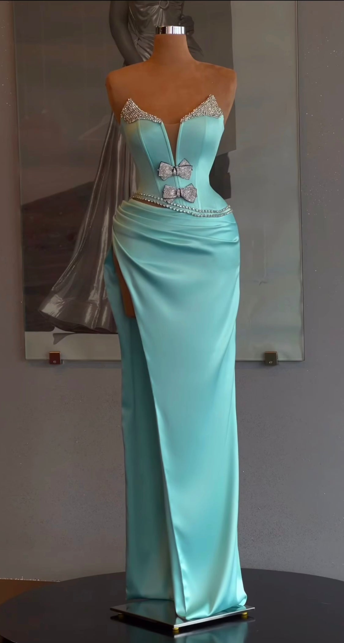 Mint Corset & Long Skirt Set – Dona Matoshi