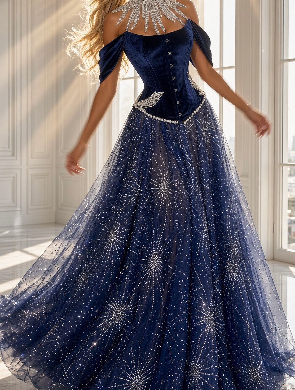 Velvet Blue Royal Set