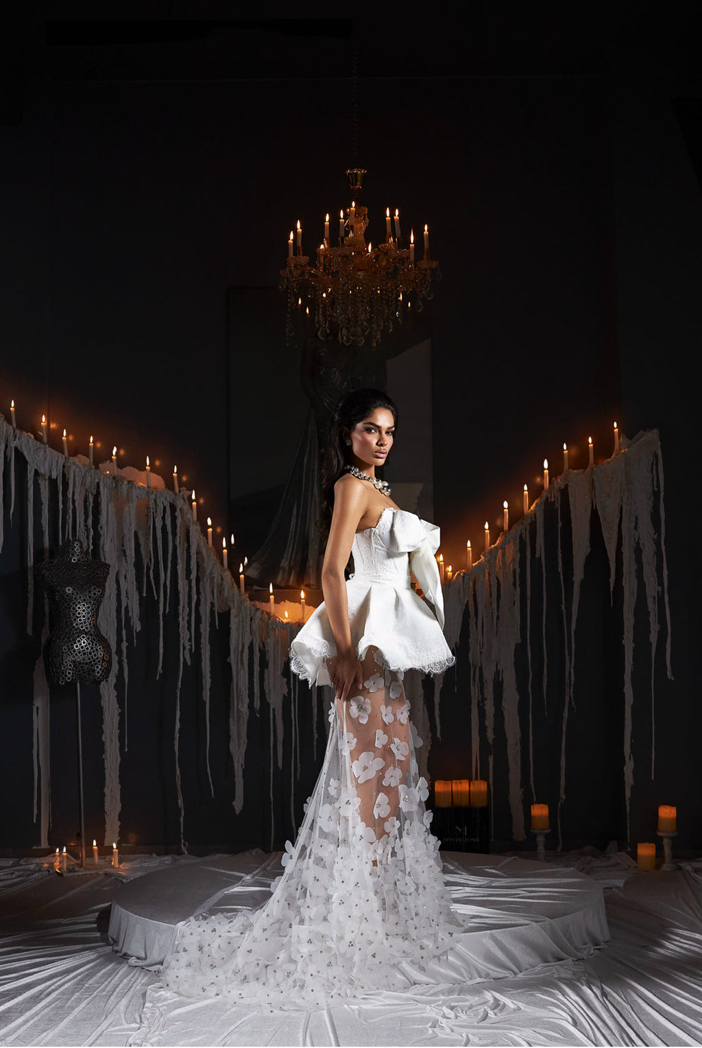 Elegant Bow Wedding Gown