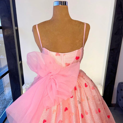 Pink Hearts Ball Gown – Dona Matoshi