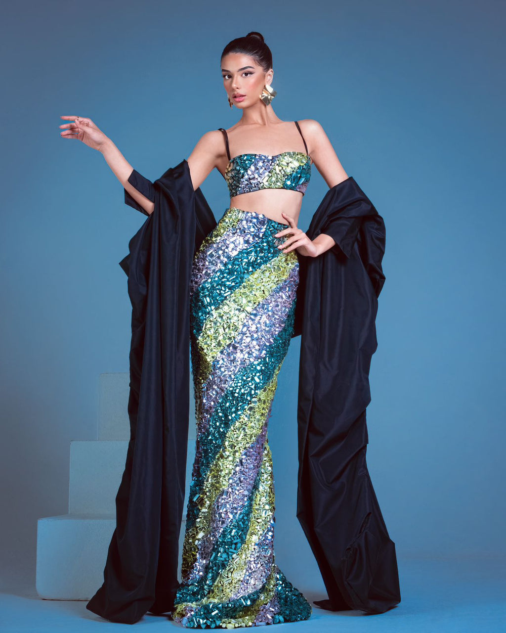 Colorful Crystal Elegant Set