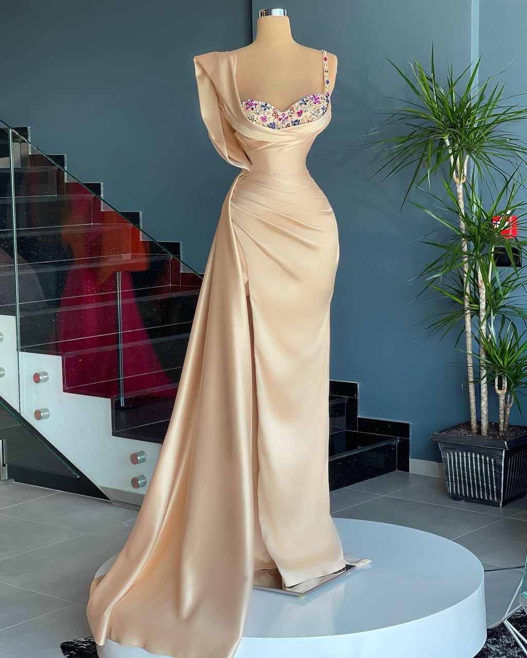 Nude Fullcolor Crystals Corset