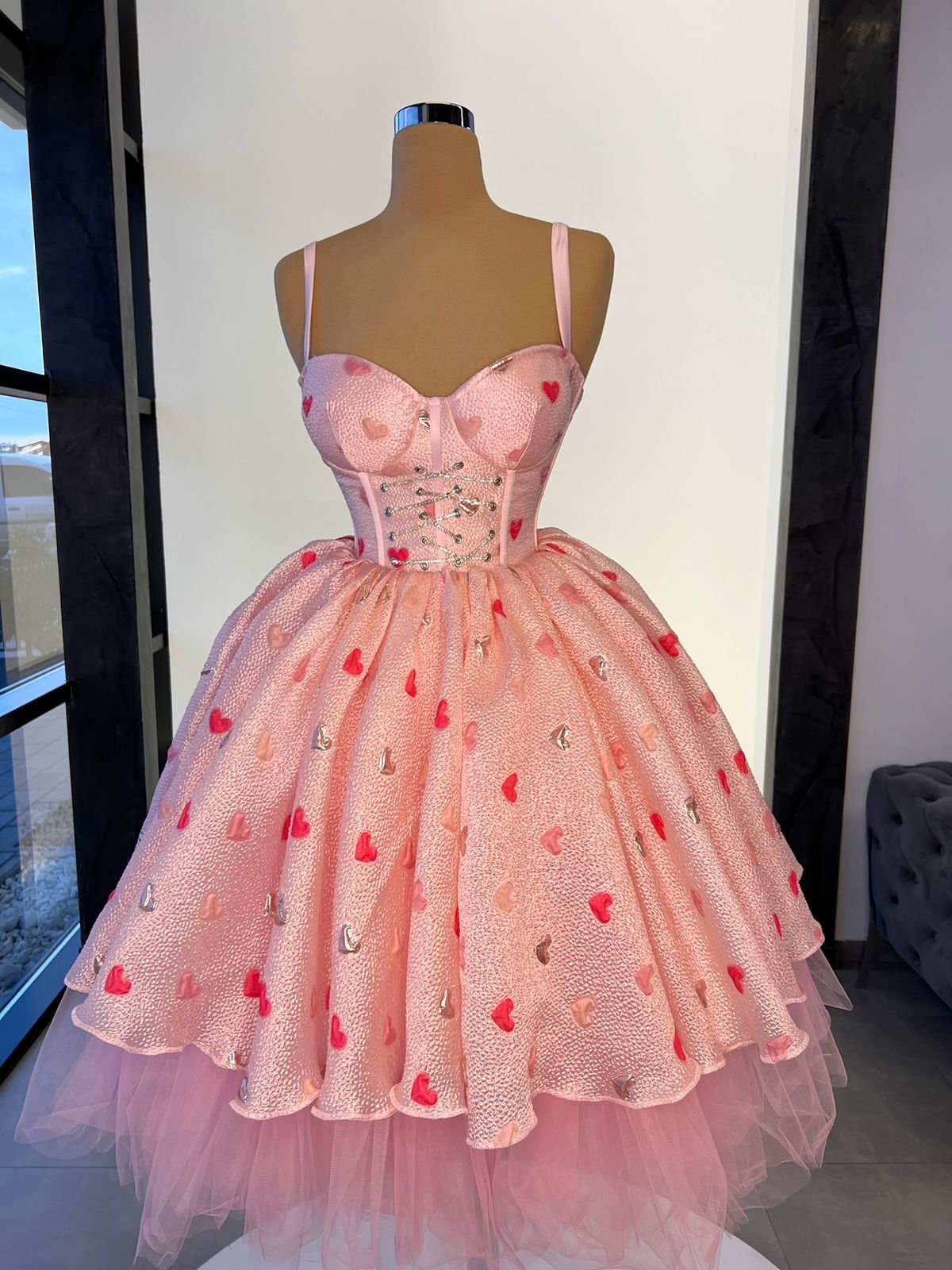 Pink Hearts Barbie Dress Dona Matoshi Pink Hearts Barbie Dress Dona Matoshi