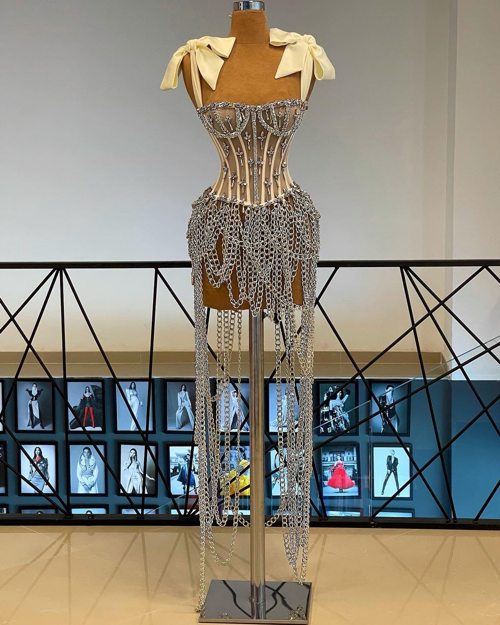 Chain Corset Hand Made