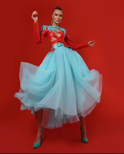 teal and red dress Legally Red Teal Mist Dress