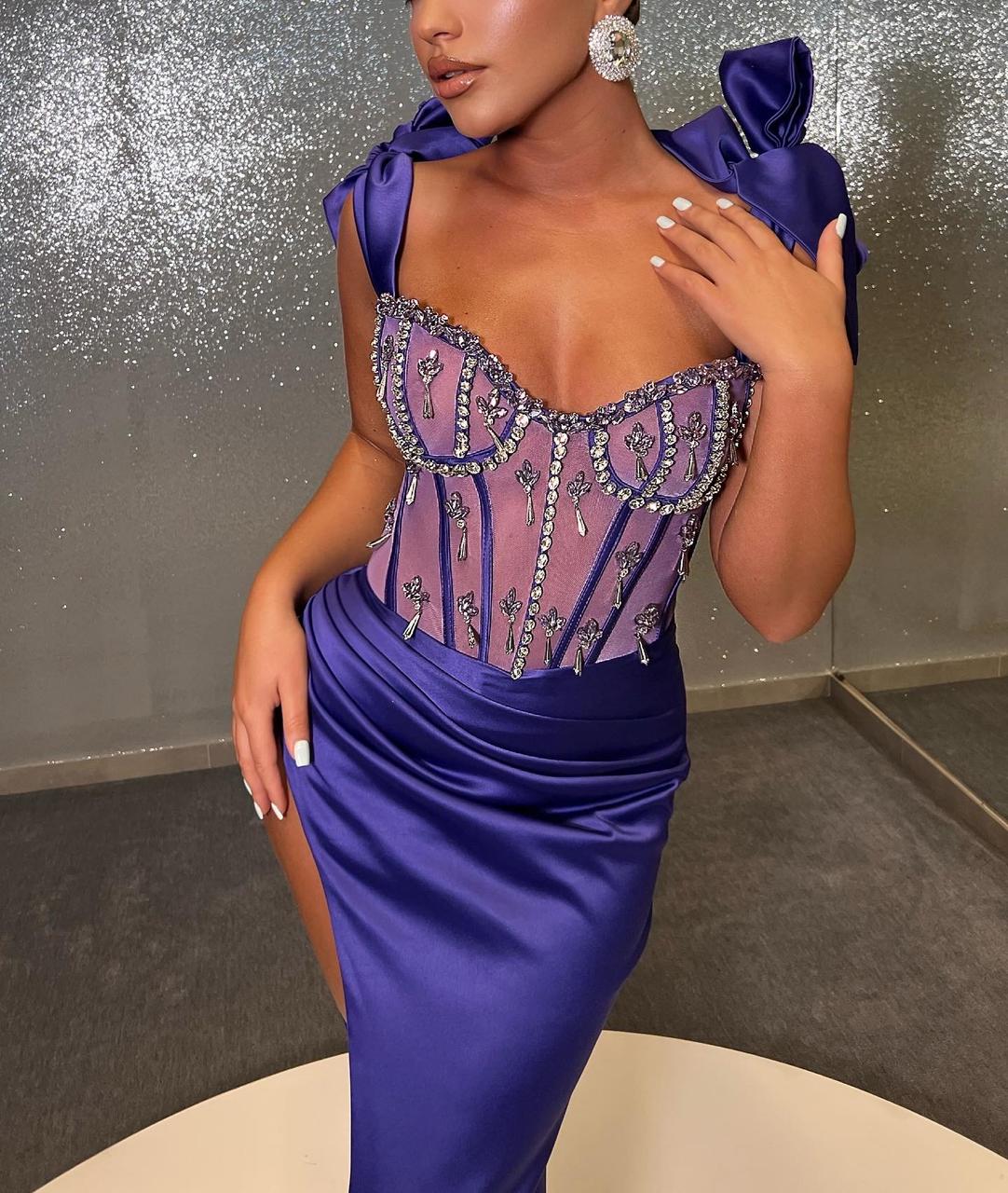 Purple Corset Dress