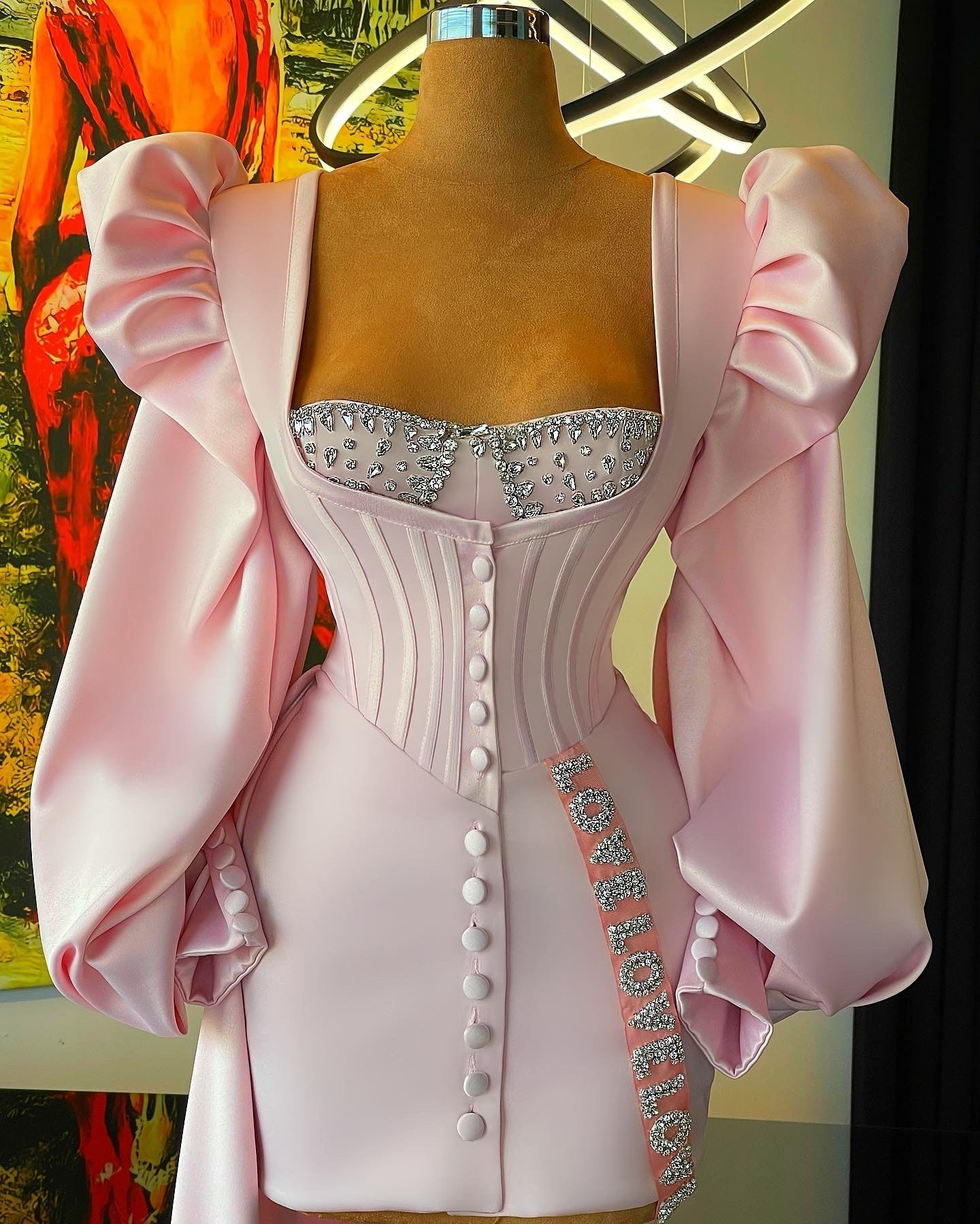 Baby Pink Crystal Set