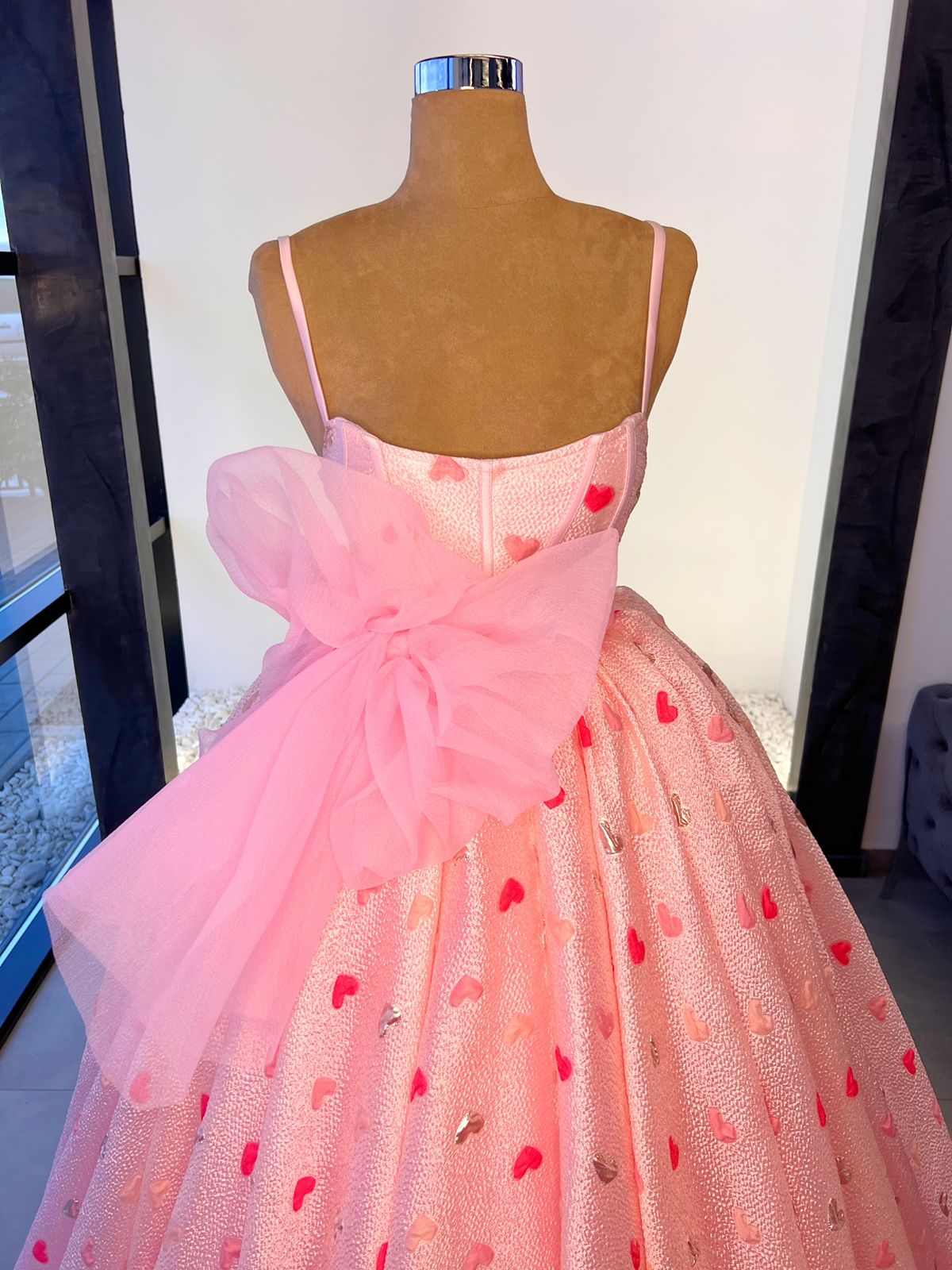 Pink Hearts Ball Gown