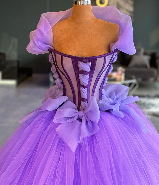 Lilac Princess Gown